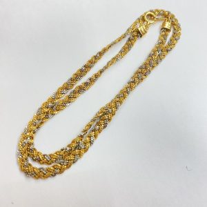 K18Pt850　コンビ　ネックレス